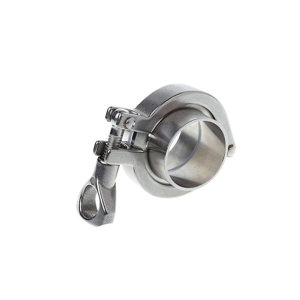 38mm 1,5\" Od Ss304 Sanitär Rör Svetsmuff + För Tri Clamp + Ptfe Packning Set
