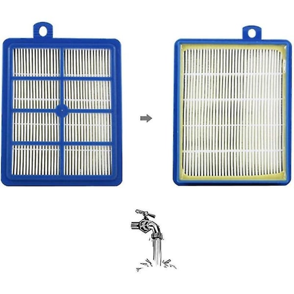 2 Pakkaa Vaihto HEPA-Suodattimia Electrolux H12 El4100 El6986a El4050 Ze346b Zua3840p Zti7635 Imurille