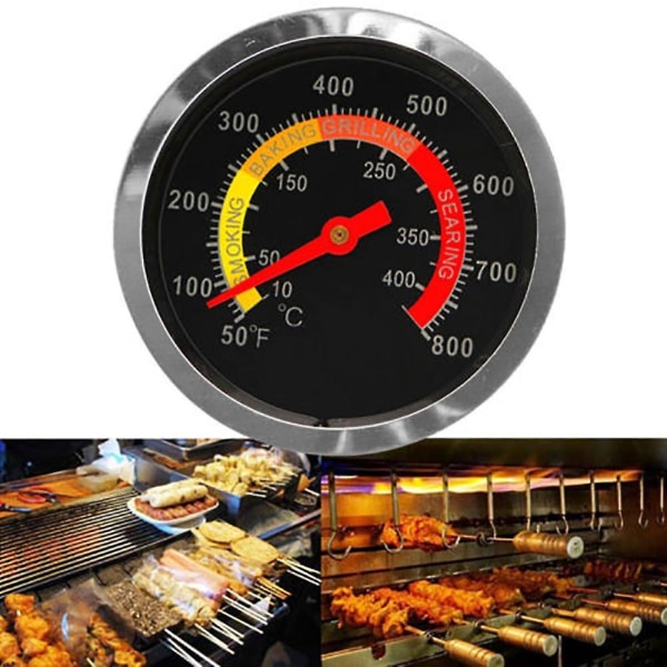 Grilltermometer för Ugn, Grill och Rökare 10~400°C