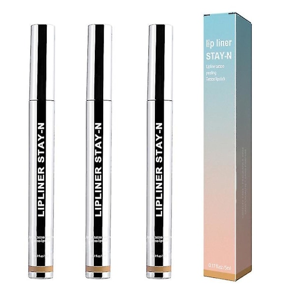 3 stk. Nærende Lip Liner Peel Lip Liner Stay In Peel Off Lip Liner Tattoo Lip Stain