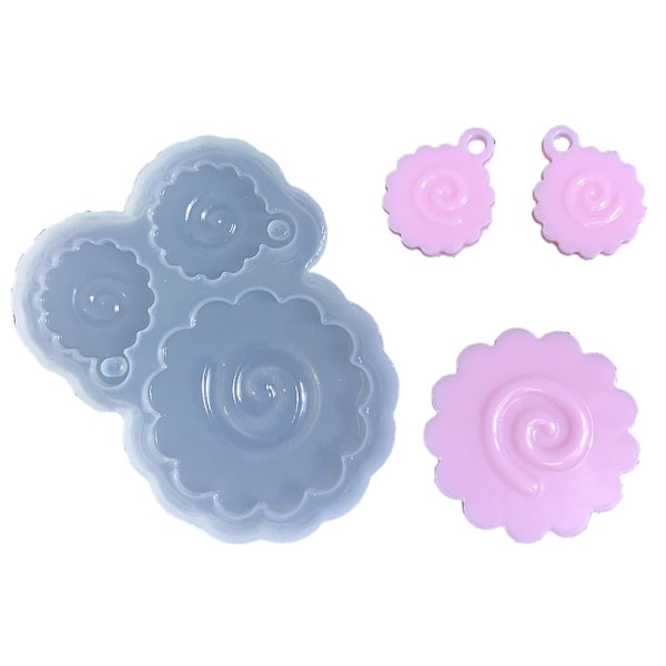 Diy Crystal Epoxy Mold Pendant Silicone Mold For Pendant Fish Cake Craft Mold