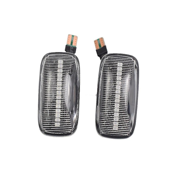 2 stk dynamiske sidemarkør repeater blinklys lampe til Nissan Maxima Almera til Pulsar N15 Cefiro A32 1995-2000