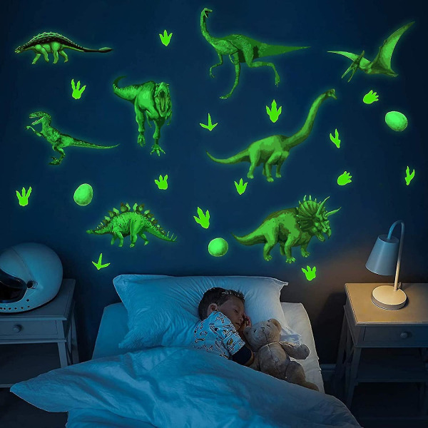 Luminous Dinosaur Kids Wall Decal, Dinosaur Wall Decal Children's Room