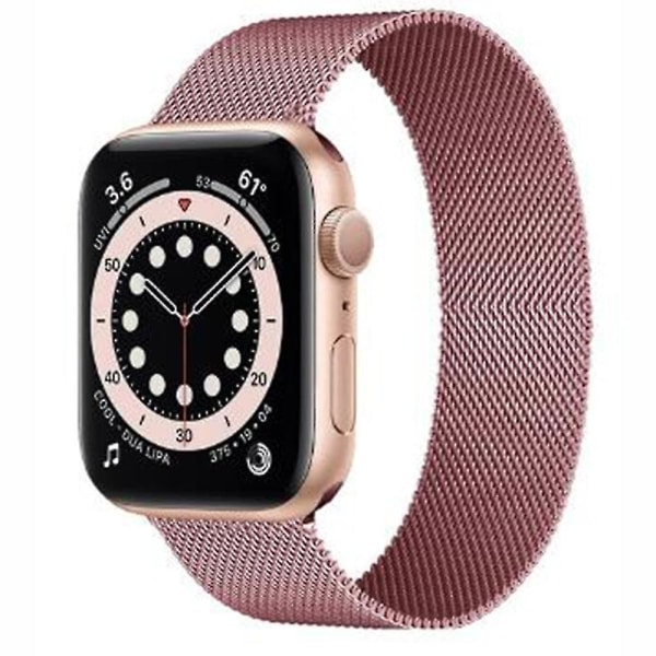 Band för Apple Watch Series 6 / Se 38 mm 40 mm Dam, Mesh vävt klockband i rostfritt stål Feminint armband Ersättning för Iwatch Se Series 6 5