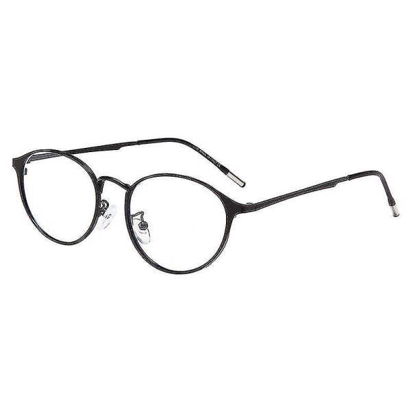 Blått ljus blockerande glasögon Anti Eye Strain Mode metallram glasögon för läsning Play