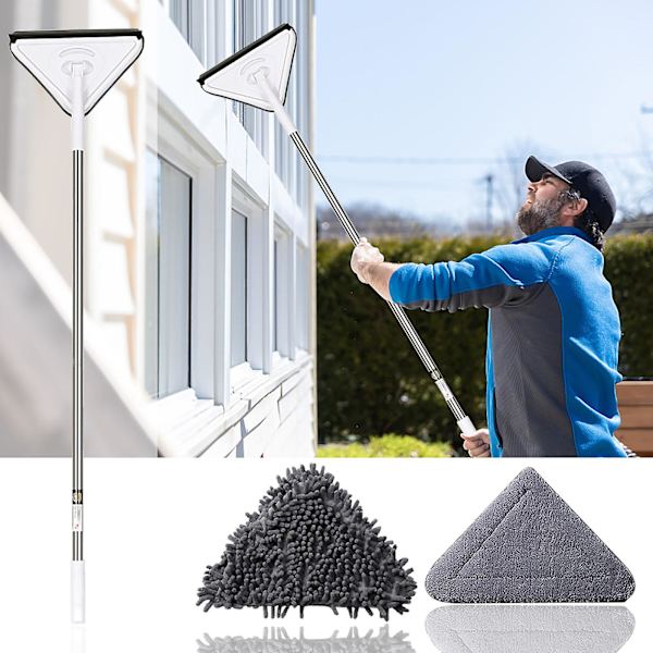 25 cm hovedmoppe multifunktion tørrevæg, loft, loftmoppe, tørre bil, rengøringsklud, fjernelsesmoppe