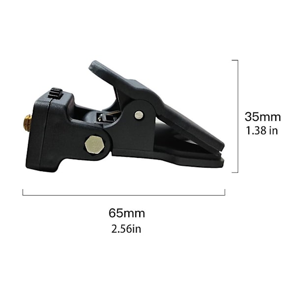 Mini Fill Light Clip Kamera Flash Holder 1/4 Skrue Montering Universal Telefon Tripod Tablet Montering Klemme Fotografi Tilbehør