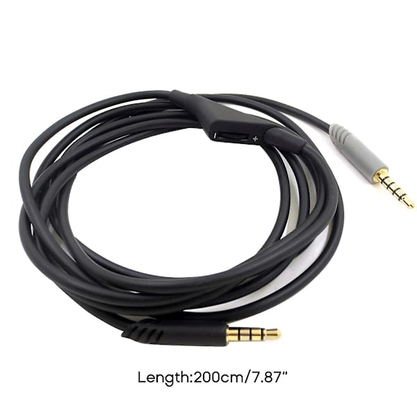 Forlengelseskabel for hodetelefoner med 3,5 mm kabel for Astro A40 A10 A30-headset