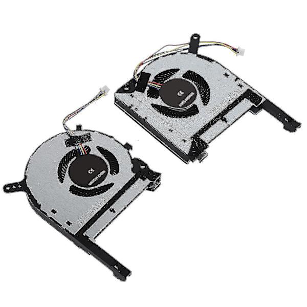 2 st bärbara datorns Cpu Gpu kylfläktar ersättning för Asus Tuf Fx505ge Fx505gm Fx505dt Fx705