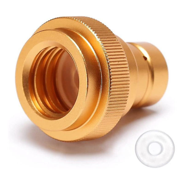 CO2-adapter med Duo/Terra/Art Maker-forbindelse til CO2-cylinder med TR21-4 han-gevind Sodavandsapparat