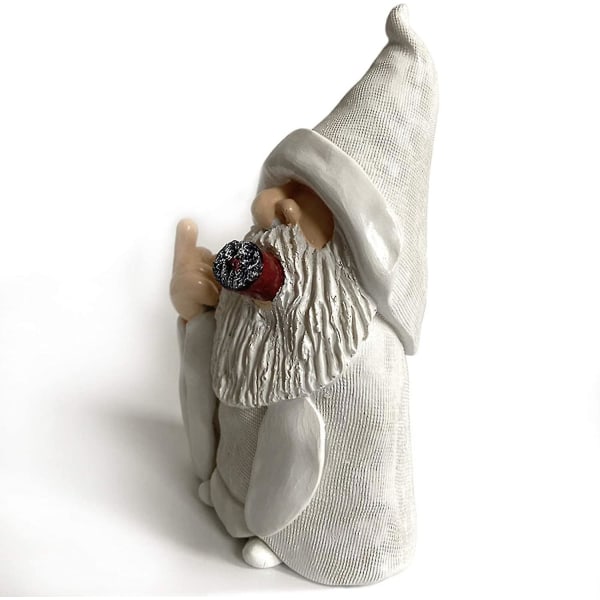 Gnome, slem hagenisse for plenpynt innendørs eller utendørs dekorasjoner hage dverggnome statue
