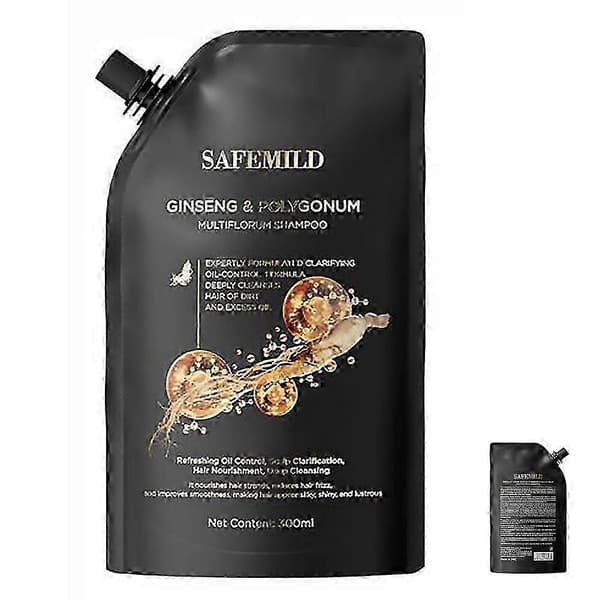 Ginseng Polygonum -shampoo, ravitseva hiustenhoito