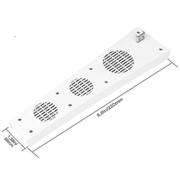 2 stk. Kjølevifte, Vert Kjøling For Ps5 Med 3-vifters Ekstern Usb Kjøler Spill Eksterne Tilbehør For Ps5 Digital Edition