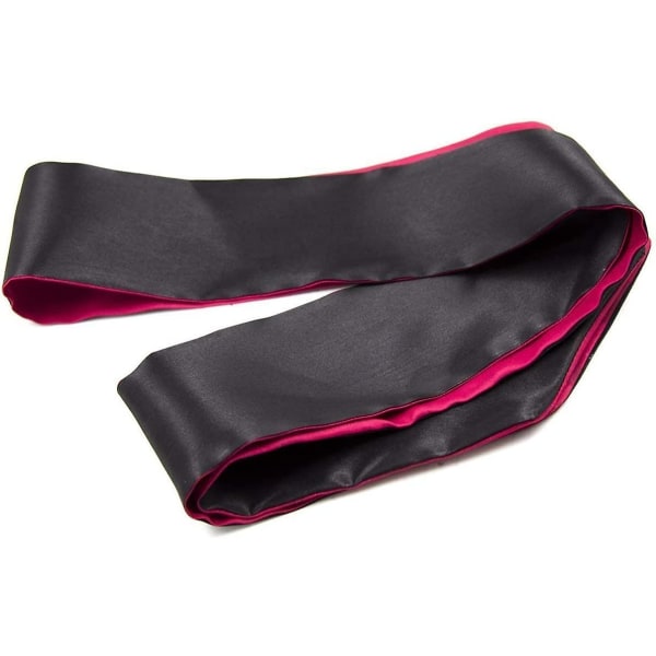 Sovmask, Satin Blindfold Mask Mjukt cover För Kvinnor Män Nattsömn, Resor, Nap Super Smooth Eye Mask (röd)