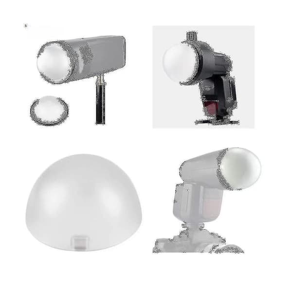 Dome Diffuser Kompatibel Med H200r -r11 Rund Flash Hoved V1 Flash Serie V1-s V1-n V1-c Ad200 Pro A