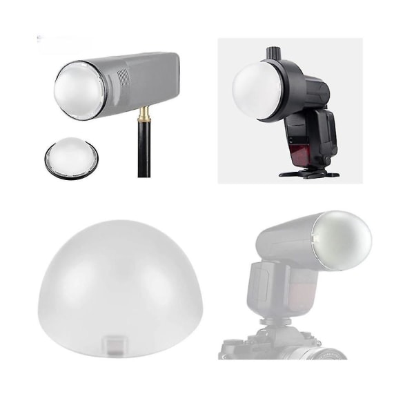 Dome Diffuser Kompatibel Med H200r -r11 Rundt Blitzhode V1 Blitzserie V1-s V1-n V1-c Ad200 Pro A