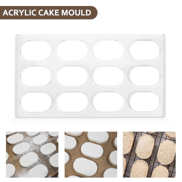 Form Akryl Mould Macaron Dessert Bakery DIY Baking Tool