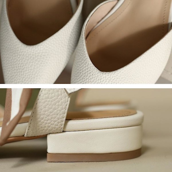 3cm korkeapohjaiset sandaalit beige