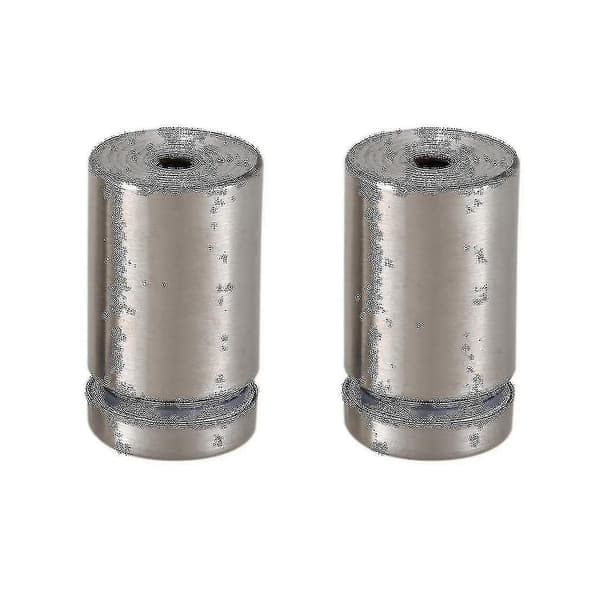 15 st 19mm x 30mm Väggmonterade Glasavståndsknoppar Silverfärgade