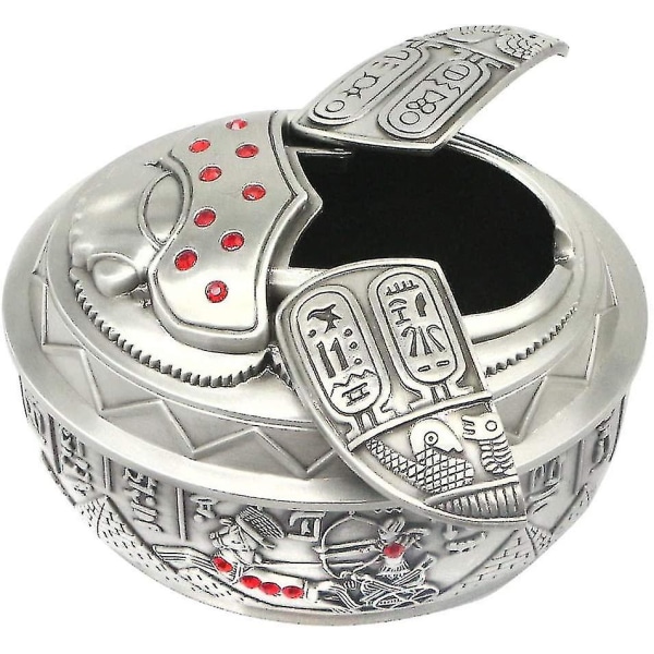Metall Ashtray, Ashtray, Utomhus Ashtray Hantverk Kreativ Fashion Beetle Ashtray Hem Vardagsrum Dekoration Prydnad Present