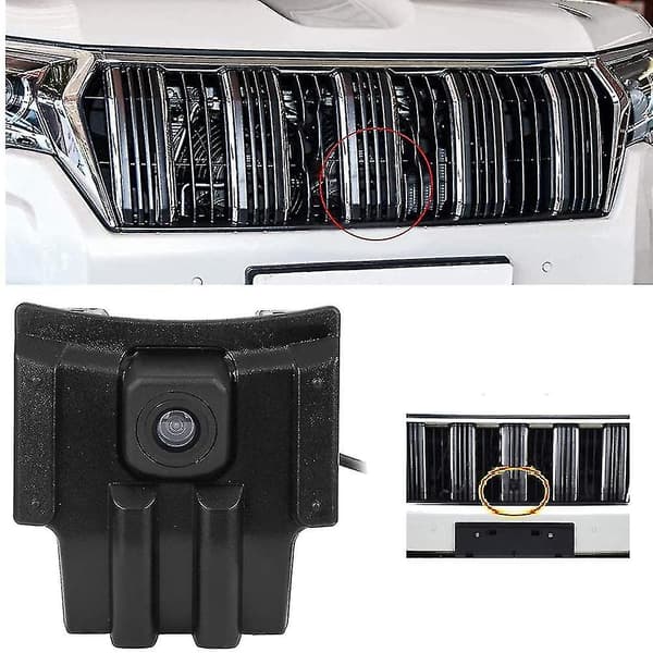 Foran kamera for Land Cruiser Prado 2018 - Grillmontering, parkeringssensor
