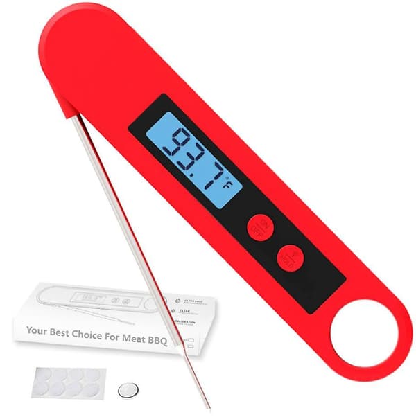 Vandtæt grilltermometer til kød, køkkenmadtermometer