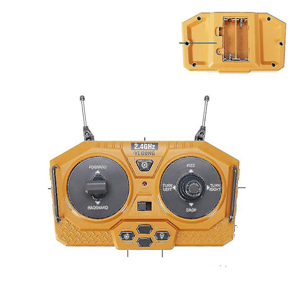 RC Bulldozer Legetøj 1:24 RC Lastbil RC Simuleret Gravemaskine Til Børn Gave