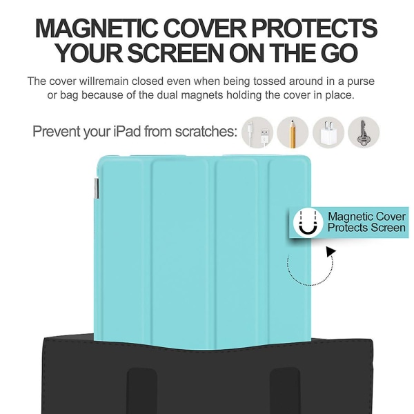 Lyxigt läder Smart Magnetic Case Cover för Apple Ipad 2 3 4 Mini Air Pro Lot