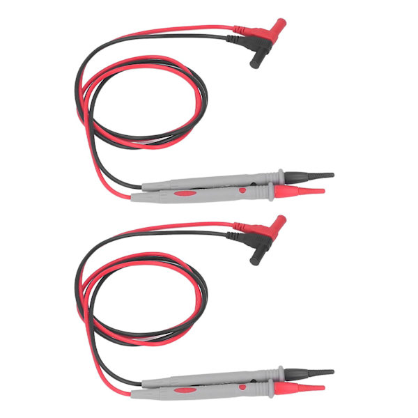Bananstik Testledninger - 1000V 10A, Guldbelagt Nåleprobe, Hurtig Transmissionshastighed