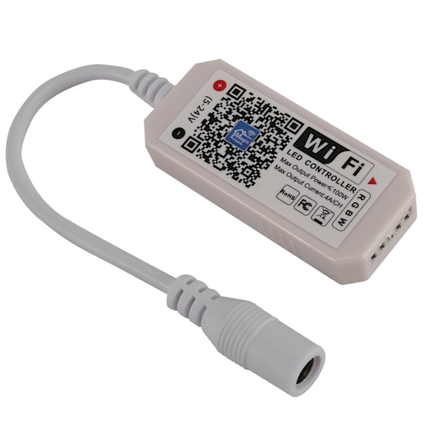 RGBW LED-remsa-styrenhet, Bluetooth WiFi-appstyrd, dimmerkontroll för Android/IOS-system