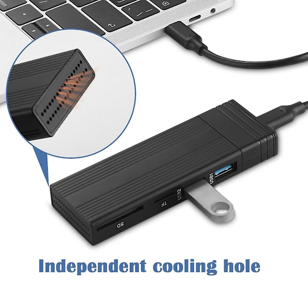 M.2 Nvme Ssd-kabinett Type-c Solid-state Drive 10gbps Ngff Sata Ssd-boks
