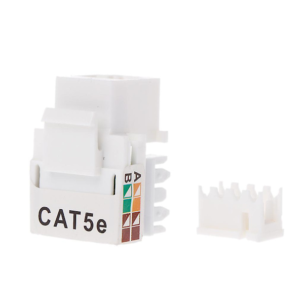 Cat6 Rj45 Indsats Keystone Gigabit Kobler Stik Standard Netværksmodul Slot