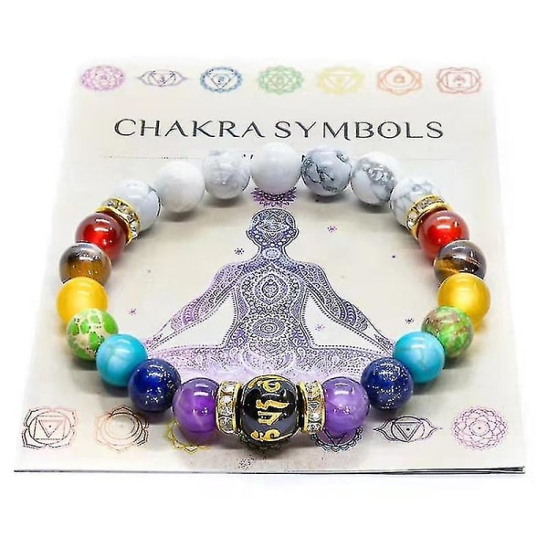 7 Chakras Armband, En Gåva Till En Mans Armband