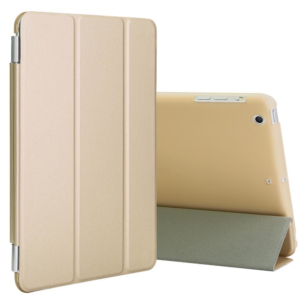 Smart Cover Case PU Läder Magnetisk Tunn Skydd för iPad Mini 1 2 3 Guld