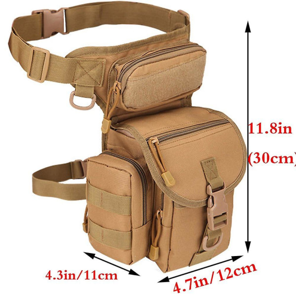 Multi-purpose Vandretalje Fanny Pack Tactical Military Drop Leg Bag