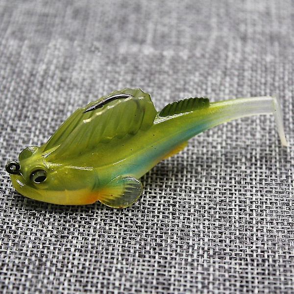 10x Myke fiske Soft Bait Lead Jig Dark Sleeper Swimbaits