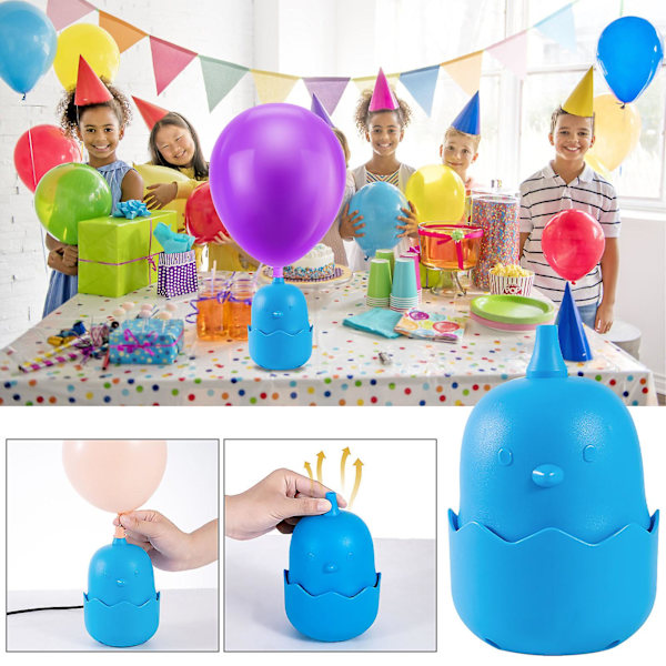 Gulv- og damprenser tilbehør Tegneserie Hjem Ballonger Pumpe Elektrisk Pumpe Ballonger Maskin Elektrisk Oppblåsning Pumpe Oppblåsbar