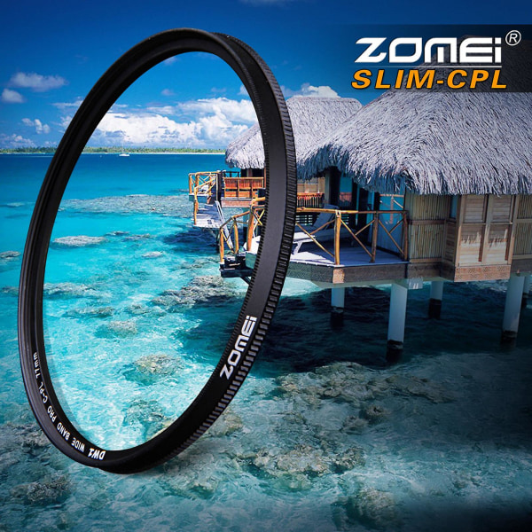 Zomei 52mm Ultra Slim Cpl Circular Polarizing Polarizer -suodatin DSLR-kameralle