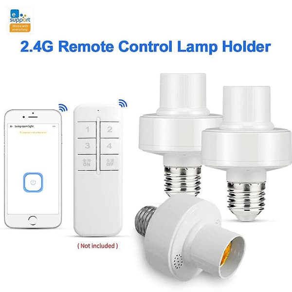 Basic-2.4g Smart Home RM 2.4g Smart Ljusuttag E27 Lamphållare Bluetooth-kompatibel