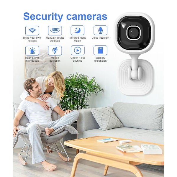 A3 Trådlös Wifi Kamera Hem Säkerhetsskydd Cam Mini Ip Kamera Rörelse