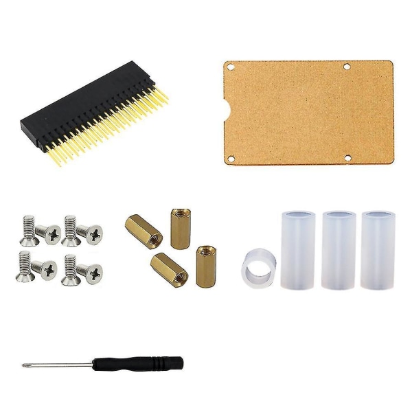 Gpio 2x20-pin(40pin) Extra Tall Female Stacking Header Med Akrylbas För A+ Pi Modell B+ Pi 2 3