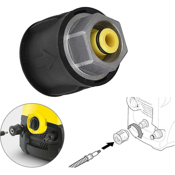 Højtryksrenser Hurtigkobling Rørkobling M22f Til Nilfisk Hurtigkoblingsslange Kompatibel Metalindsats Slange Adapter Kobling Adapter Til Nilfisk