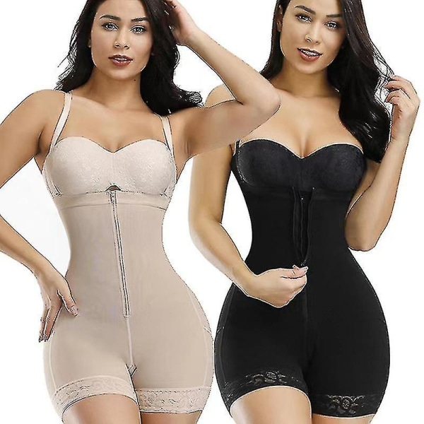 Kvinnors Slankande Kroppsshaper Sömlös Butt Lifter Bodysuits Push Up Shapewear Underkläder Korsett Midjeträning