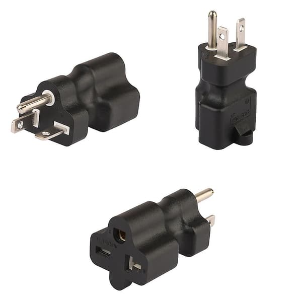 3pin Nema 6-20p stikadapter til computerstrømkabeladapter til Nema 6-15/20r