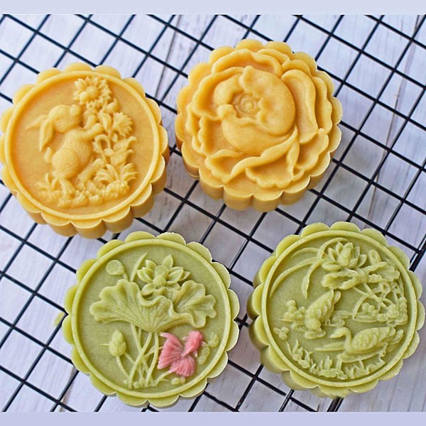 Månekageform Mid Autumn Festival Månekageform Dessert Kage Biscuitforme