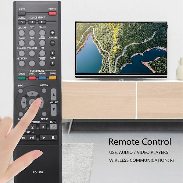 Fjernbetjening, kompatibel med Rc-1189 Rc-1196 Rc-1193 Rc-1192 Avr-s700w Av-modtager