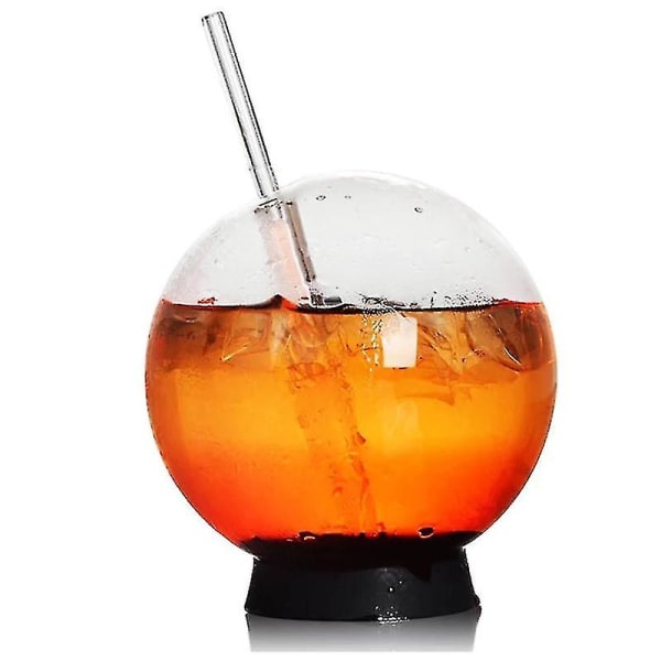 Gennemsigtig kreativ sfæreformet cocktailglas til hjemmebarfest Genanvendelig