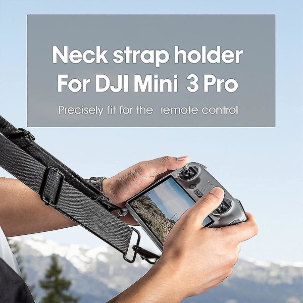 Kompatibel Dji Mini 3 Pro Rc-kontroller tilbehør Nøkkelbånd Nylon flettet nakkestroppholder