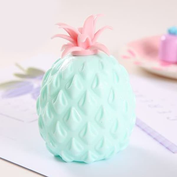 Morsom klembar leke for voksne barn stresslindring ananas sensorisk leke Pink