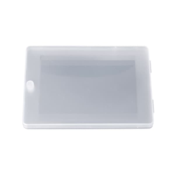 Rektangulær Plast Gjennomsiktig Klar Oppbevaringsboks Samling Beholder Organizer